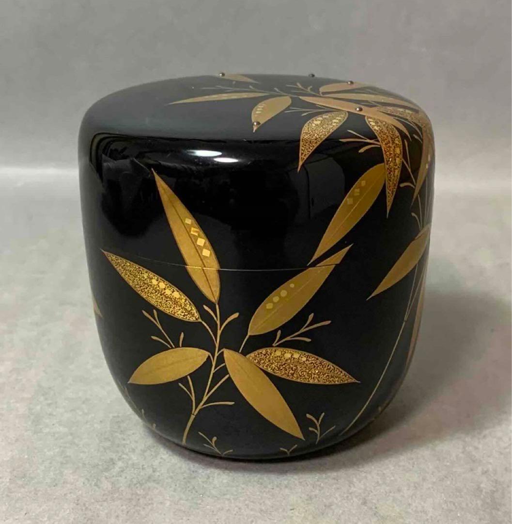 茶道具　露笹大棗　徹