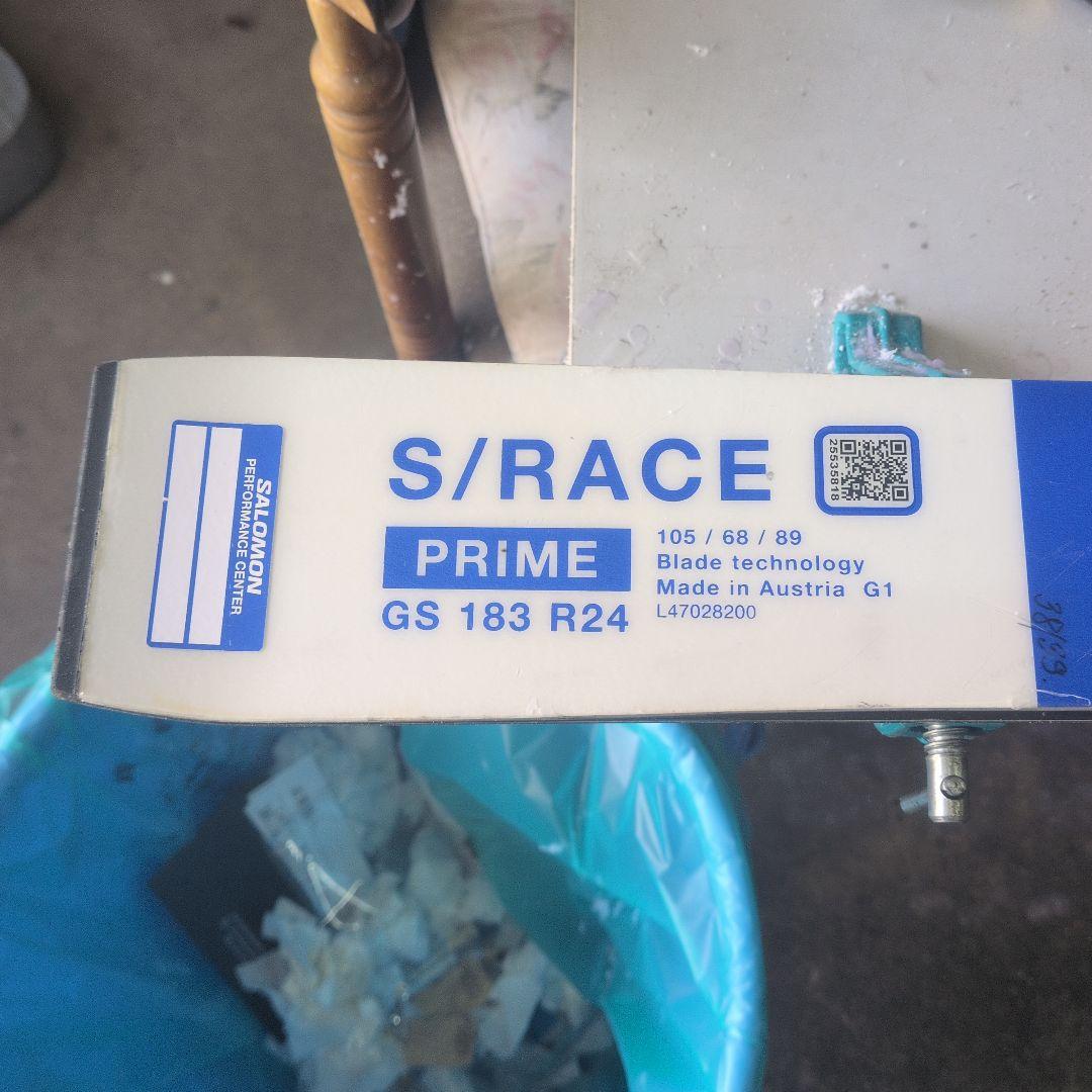 サロモン SALOMON S/RACE PRIME GS 183cm 美品!!