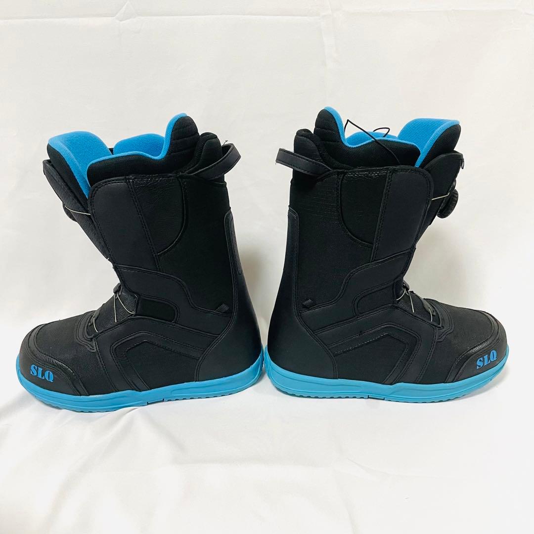 【未使用に近い】 SLQ スノーボードブーツ BOA 24.0/24.5 黒×青