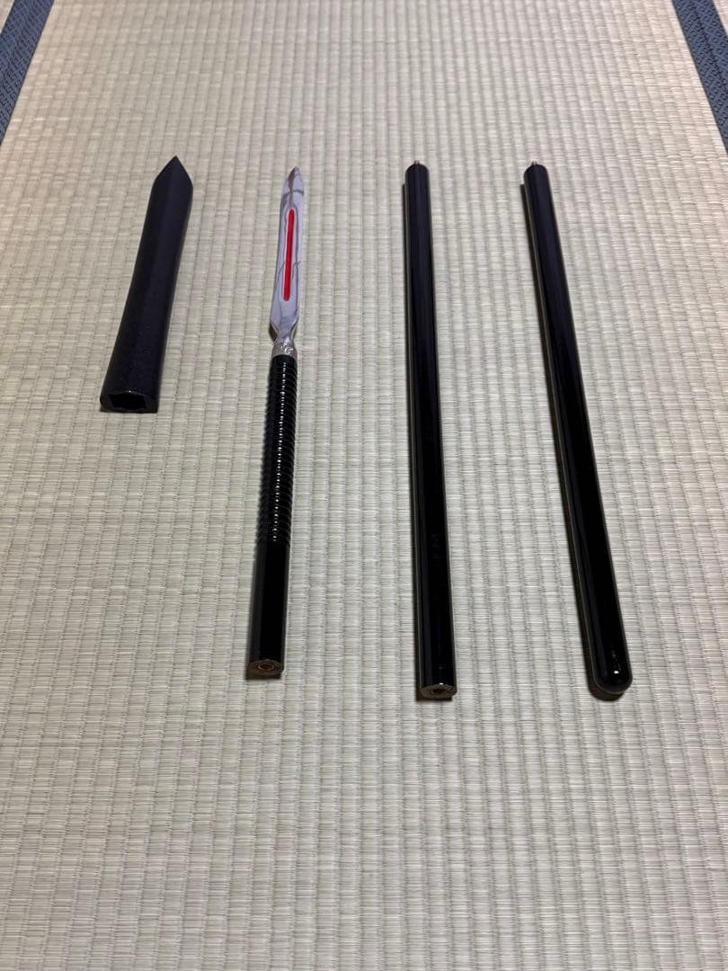 槍　やり　3本継　鞘付き　模造刀　模擬刀　美術刀　舞踊　大衆演劇　芝居