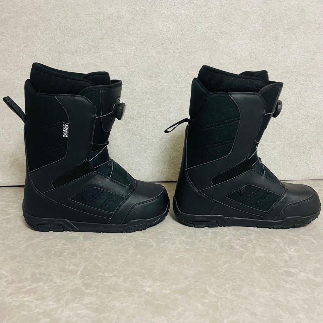 新品未使用　スノーボード　ブーツ　ボア付き　キスマーク　27cm ブラック　黒