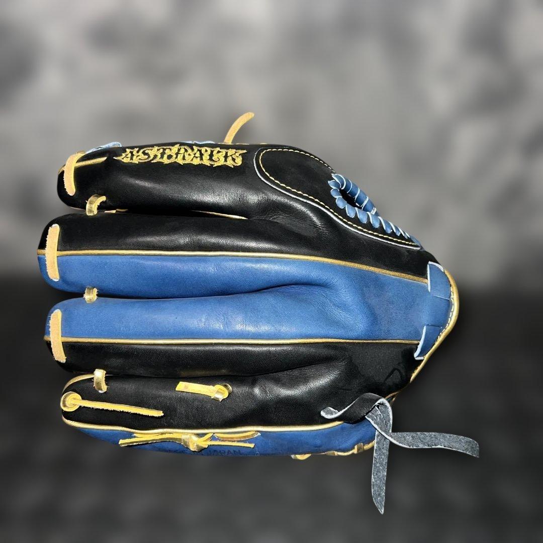 アストラルK 軟式グローブ 黒/青/黄