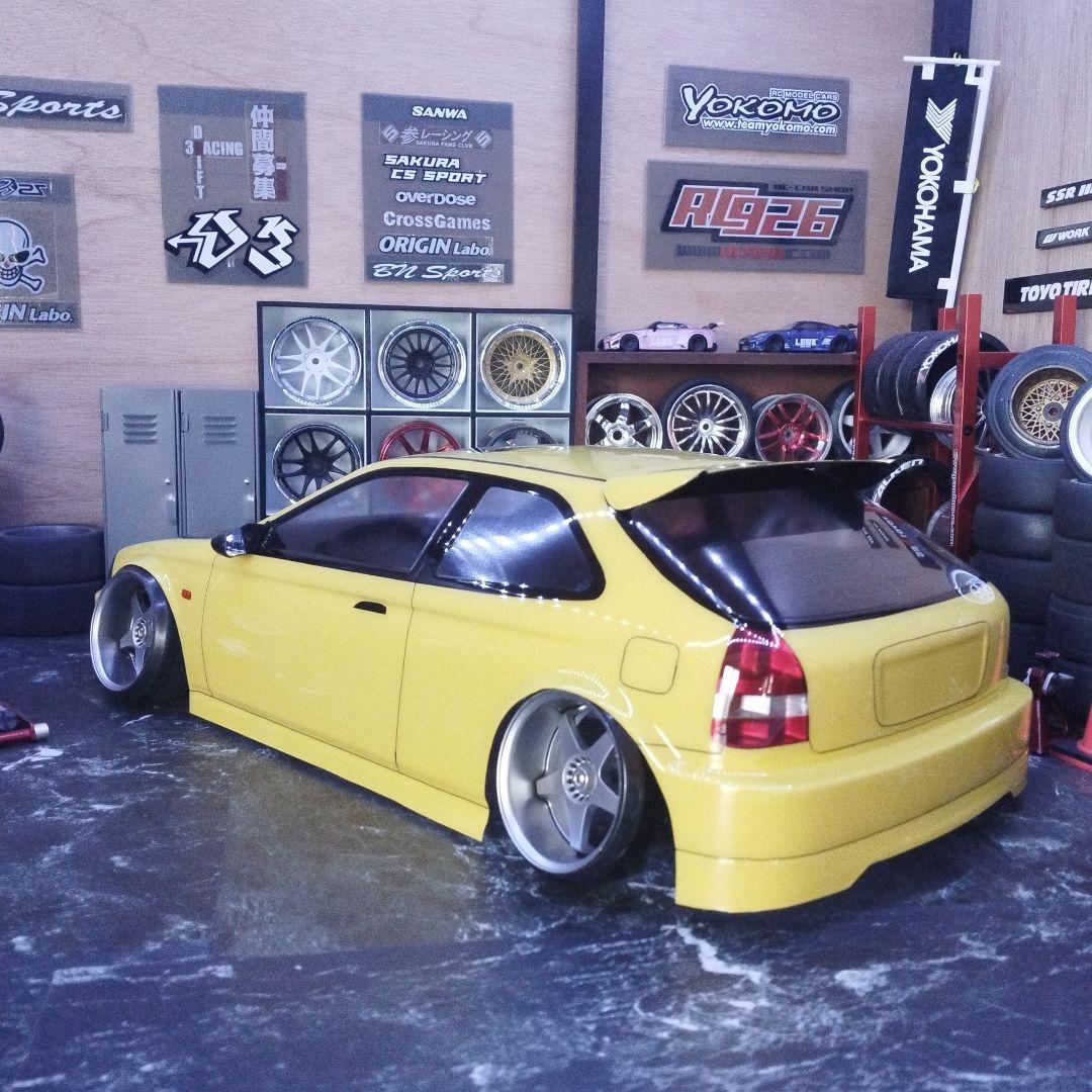 未走行ABCホビーホンダ シビックEK 1/10