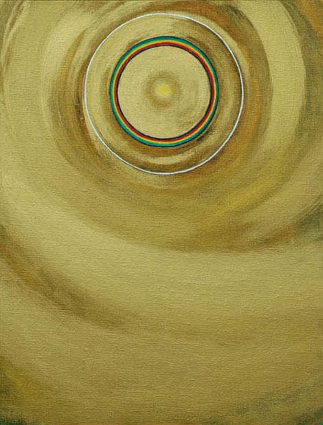 油絵 菅家令子 絵 絵画インテリア額付(黒) F6-G262023風景祈り希望跡