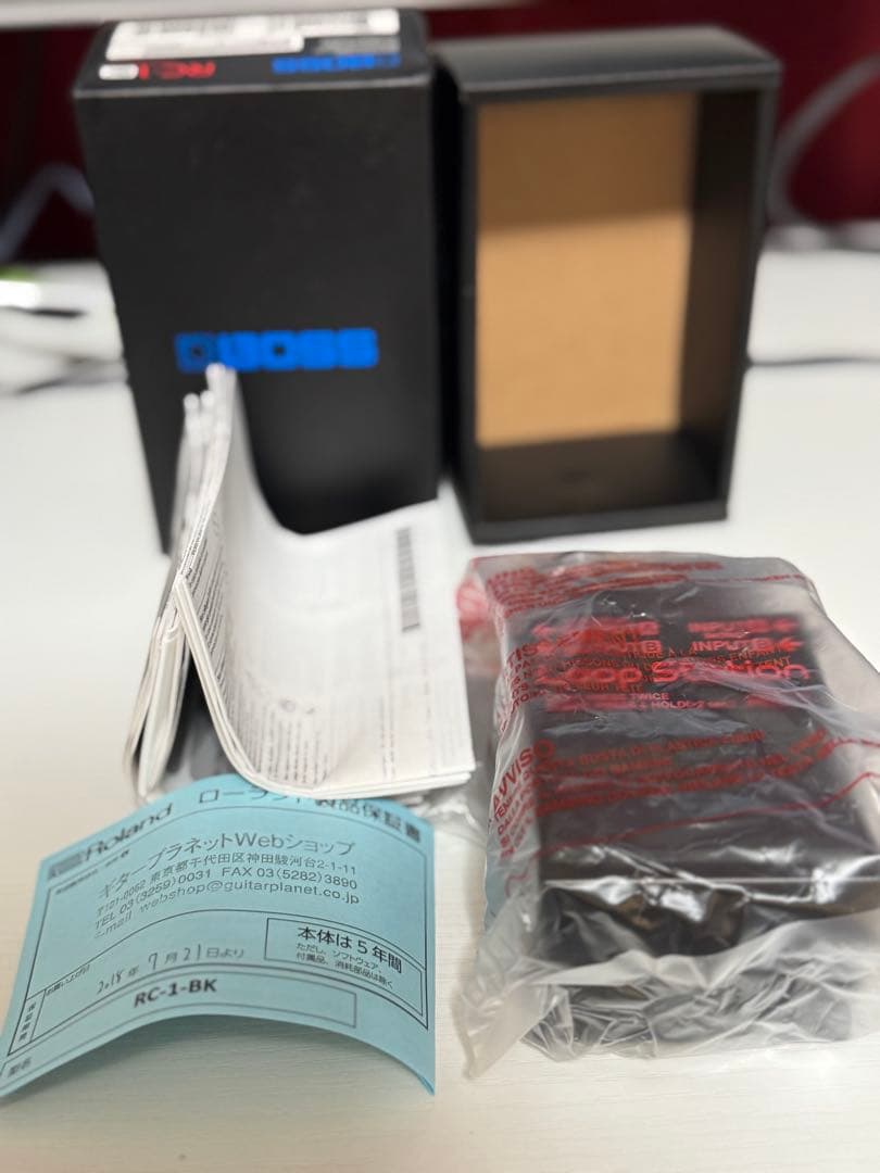 【2018年限定カラー】BOSS RC-1 BK Loop Station