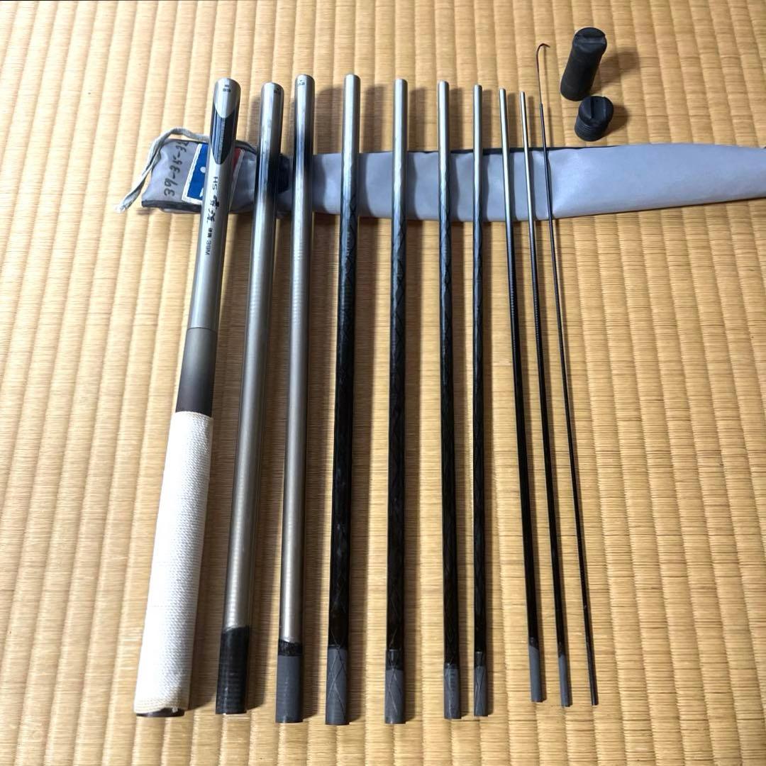 【美品　商品】ダイワ HS雪渓 39M 渓流竿 3.9mマルチレングス ケース付
