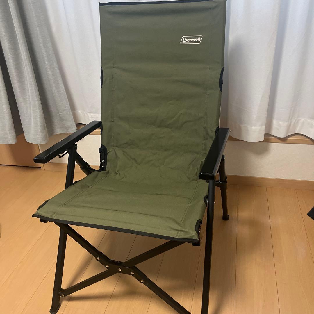 (美品)コールマン　レイチェア　オリーブ