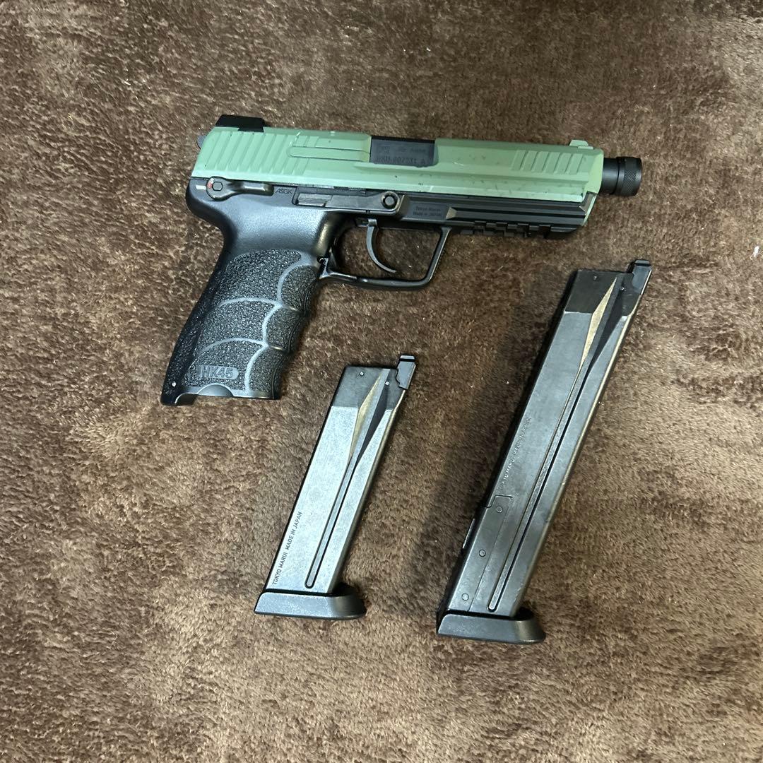 東京マルイガスガンHK45 セミオート マガジン2本付き