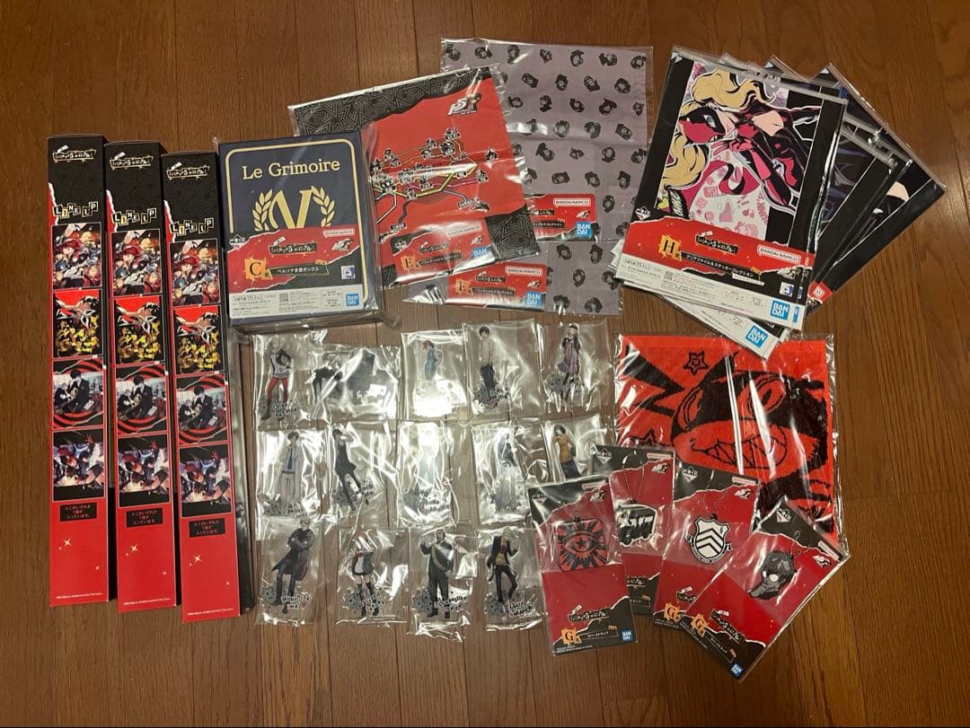 ペルソナ5一番くじ　まとめ売り　 C D E F G H賞セット