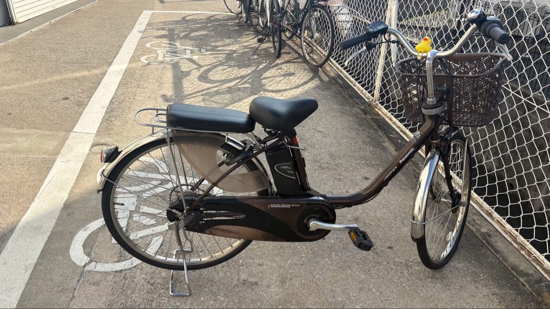 パナソニック　電動自転車ビビdx 茶色　充電器付き　兵庫県西宮市