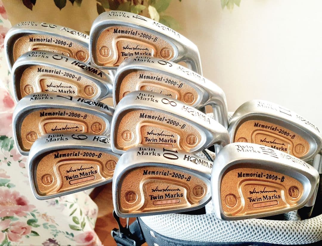 ホンマ ツインマークス メモリアル2000 β　３ツ星Ｒ金ゴールドバック10本