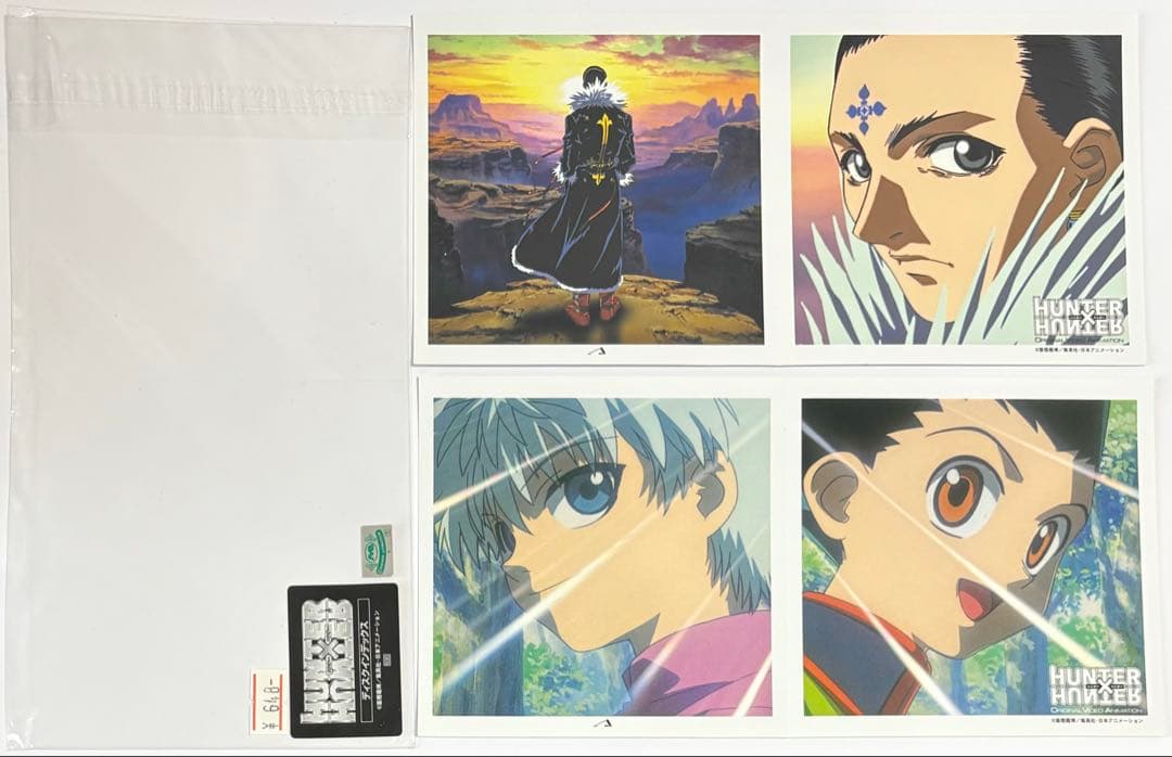 HUNTER×HUNTER ゴン　キルア　クロロ　ディスクインデックス　カード