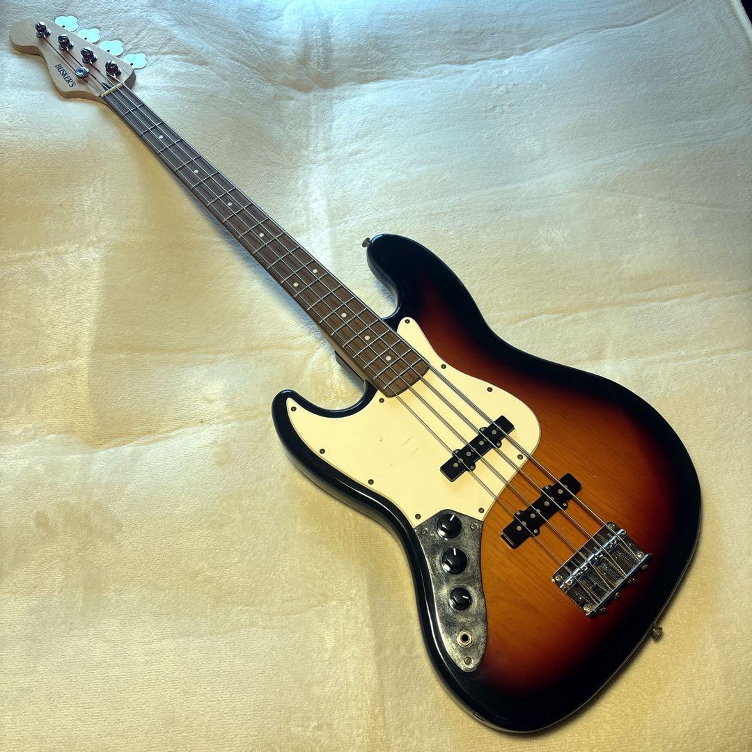 BUSKERS エレキベース　BJB-1R-LH　レフティ