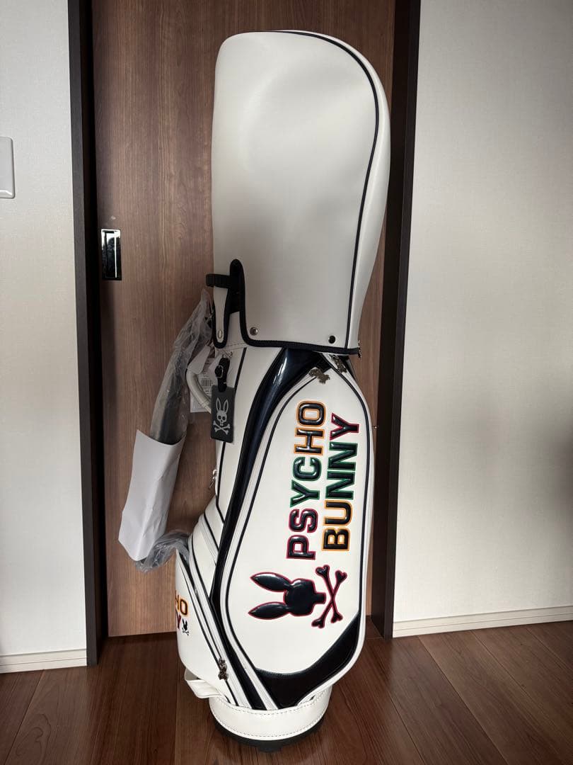 PSYCHO BUNNY キャディバッグ ホワイト