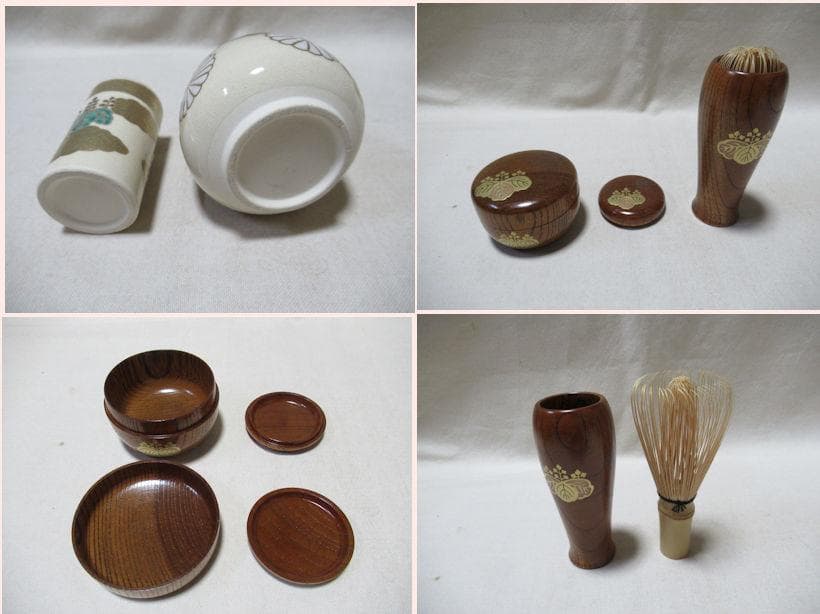 こころがけ様用　茶道具　きんま塗　茶箱　道具皆揃い