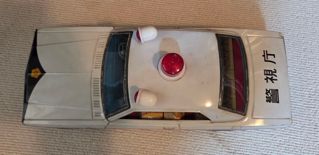 【年代物】【箱付】イチコー　グロリア　パトロールカー　ブリキ