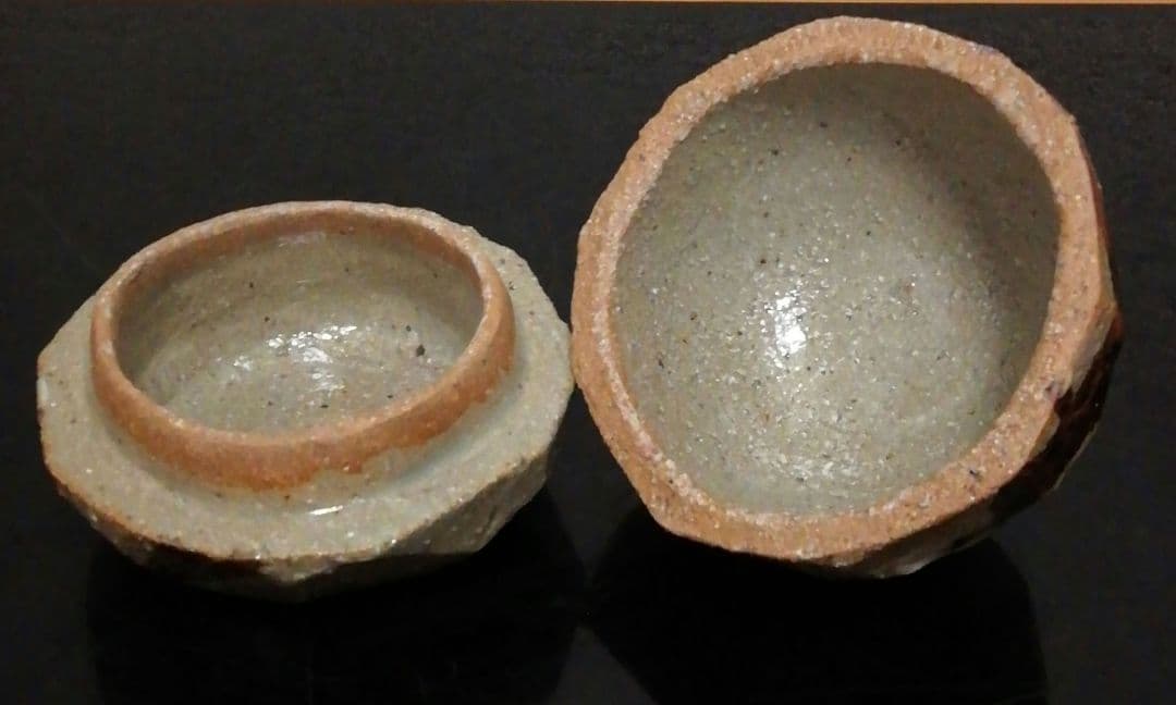 Romi　田端志音作　乾山　花図　香合　共箱　栞付　茶道具