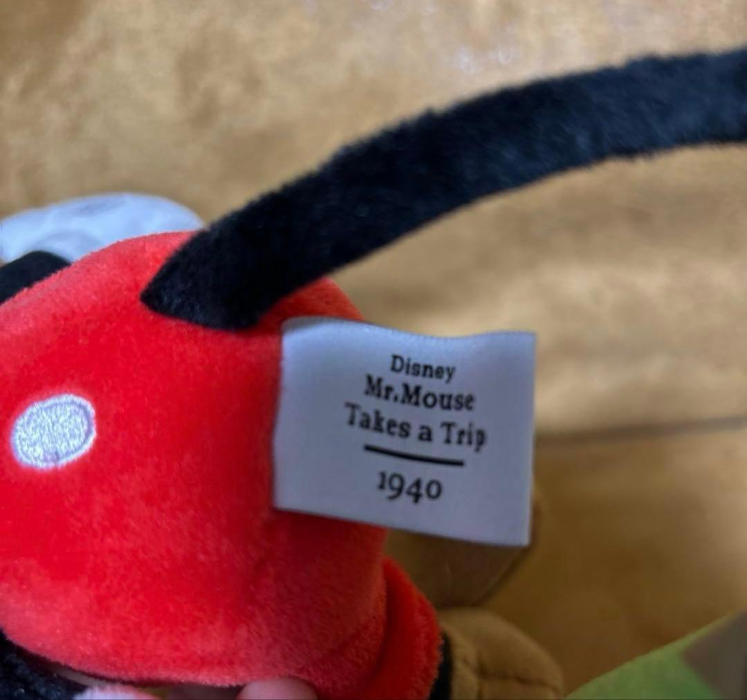 ミッキーマウス　ぬいぐるみ 90周年　ミッキーの汽車旅行　ディズニーストア