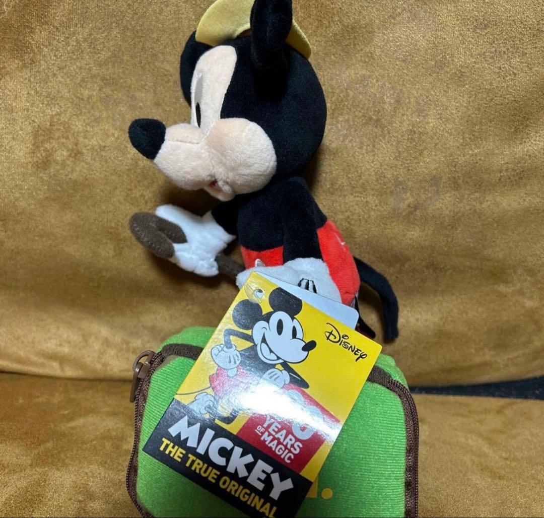 ミッキーマウス　ぬいぐるみ 90周年　ミッキーの汽車旅行　ディズニーストア