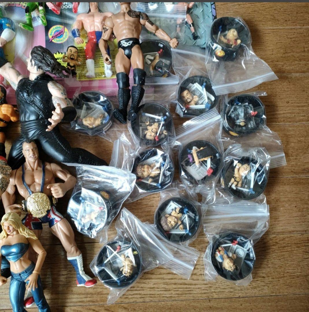 プロレスフィギュアまとめ売り　wwe 全日本新日本プロレスハズブロマテル