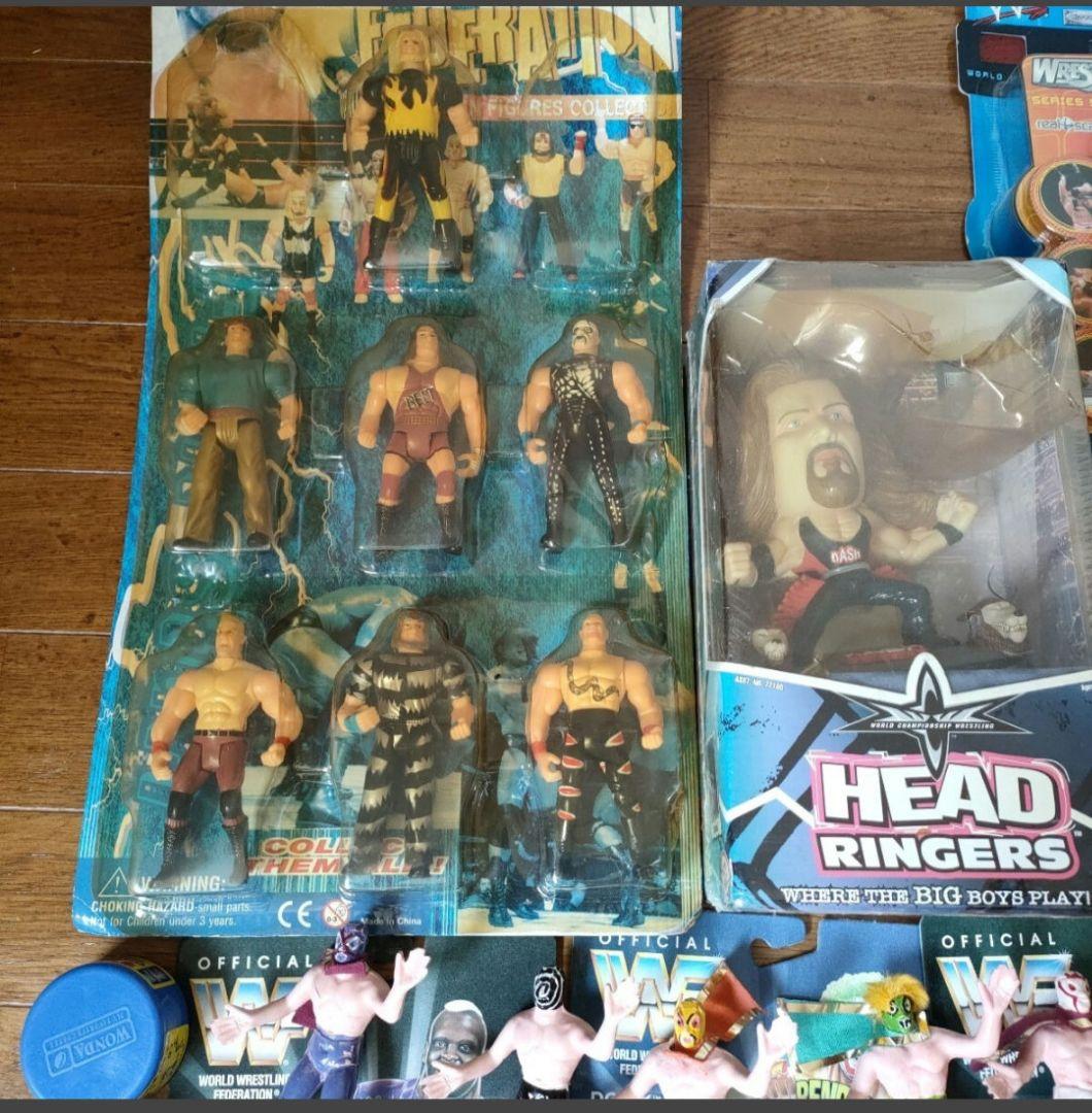 プロレスフィギュアまとめ売り　wwe 全日本新日本プロレスハズブロマテル