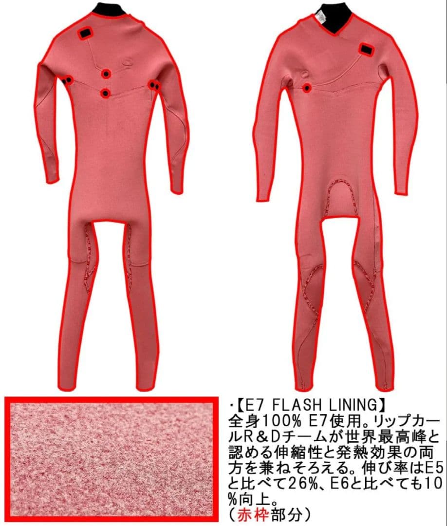 【9月末で販売終了】リップカールフラッシュボムフュージョン5×3セミドライL