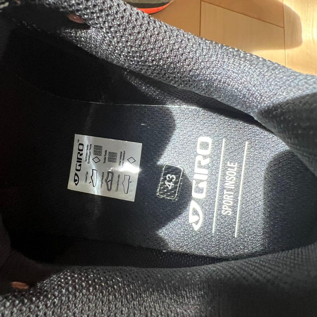 GIRO RUMBLE VR 43 黒 ビンディングシューズ SPDクリート付