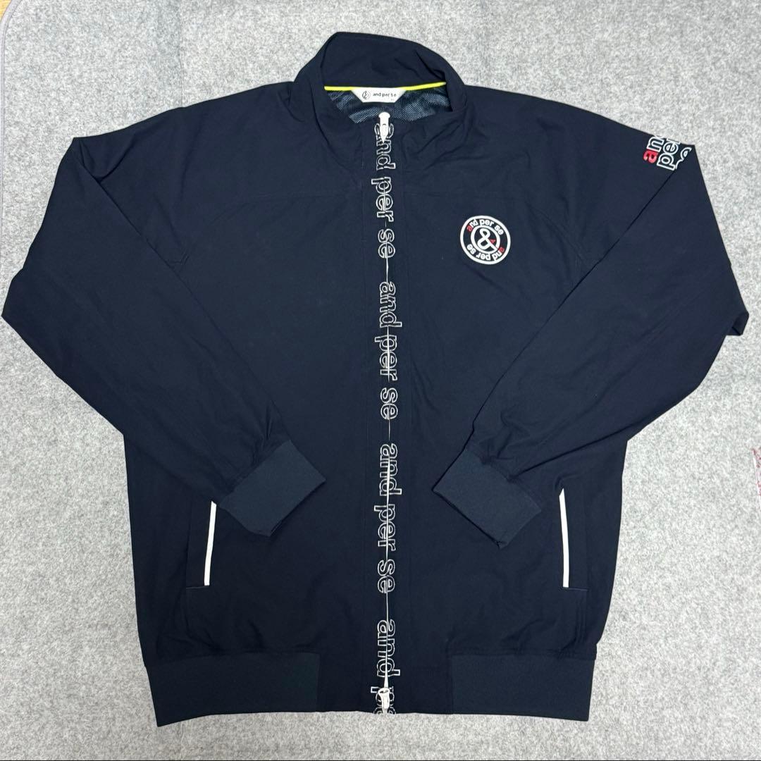 and per se ネイビー ジャケット