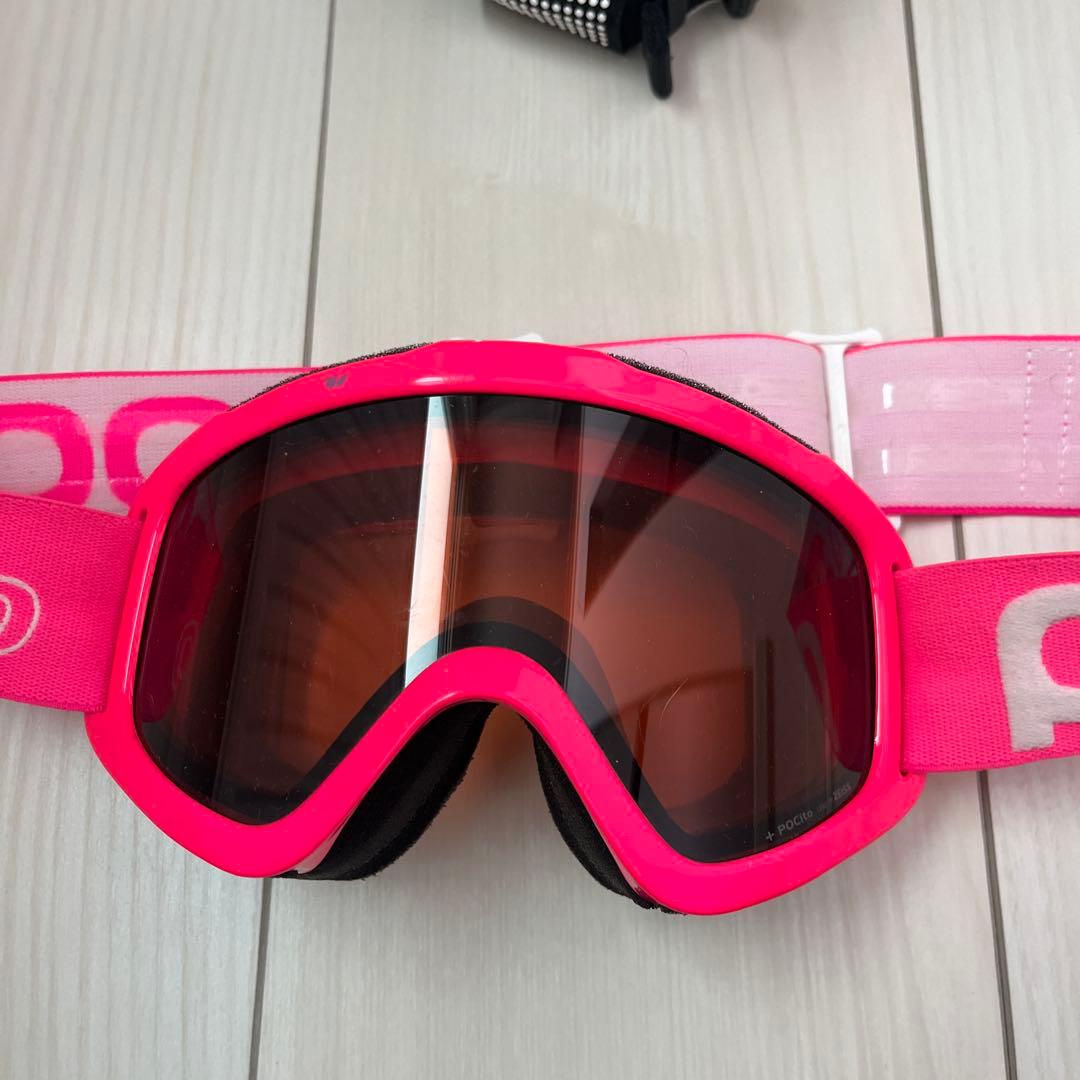 【値下げ】POC スキー・ヘルメットゴーグル ジュニア51cm〜54cm FIS