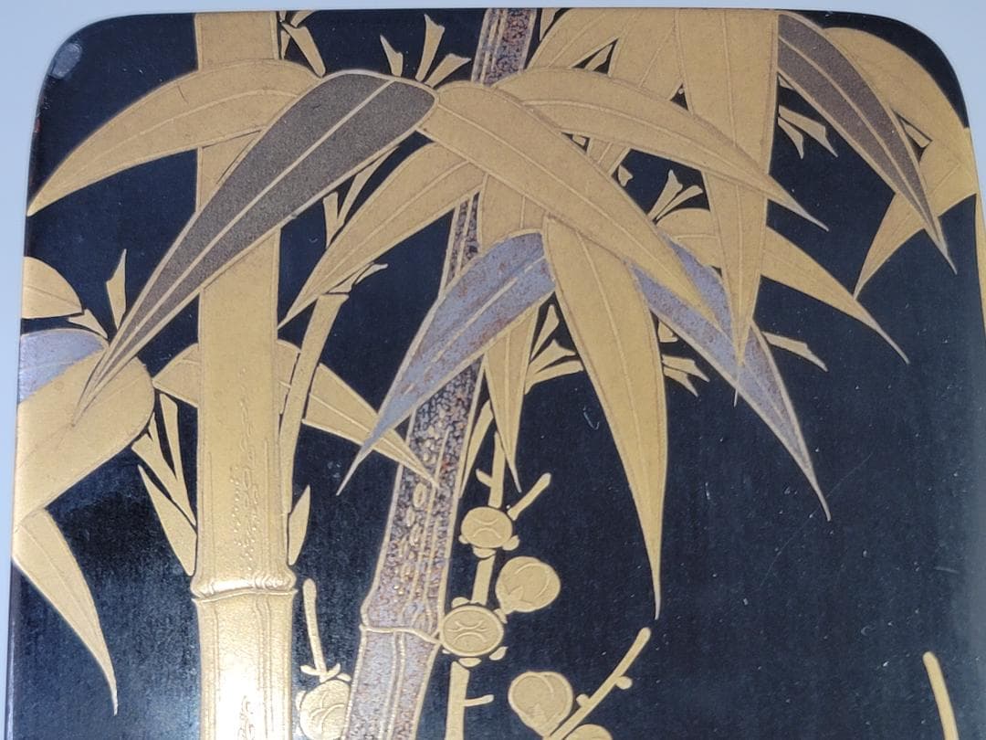 古い 蒔絵 文箱 時代物 美品 DT625