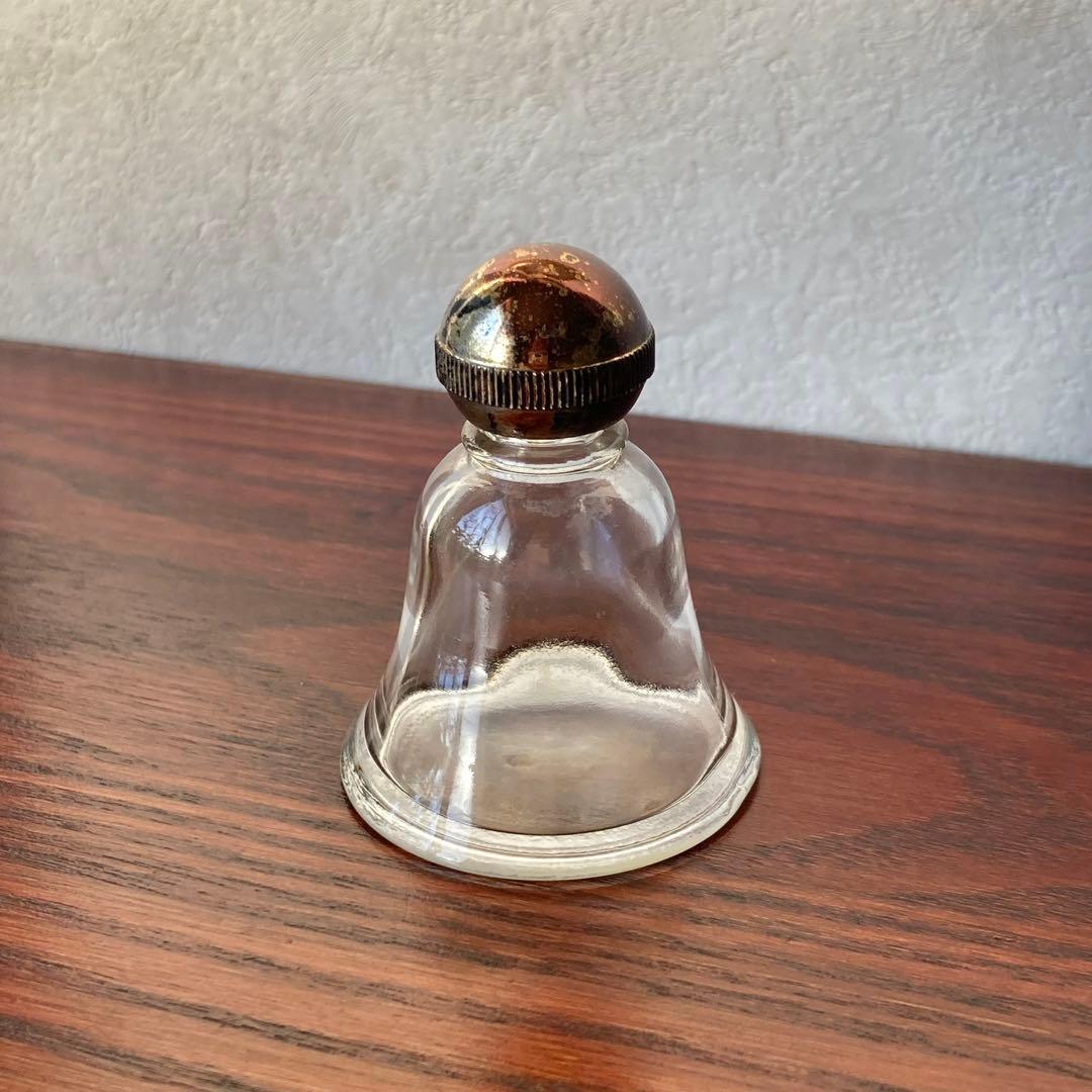 香水瓶　ベル型　ガラス　ボトル　ミッドセンチュリー　ドイツ　ヴィンテージ