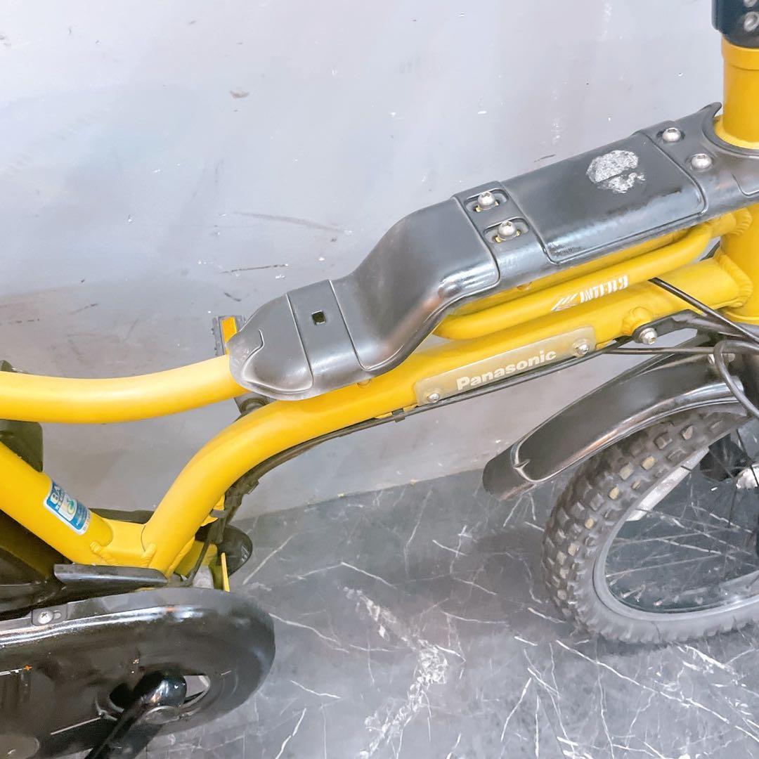 【786】電動自転車 ミニベロ パナソニック INTER3 イエロー系
