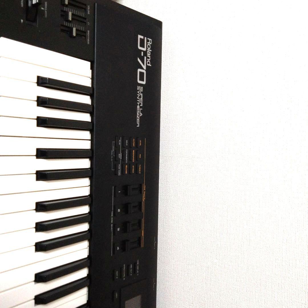 【貴重！】Roland D-70 シンセサイザー 7 6鍵