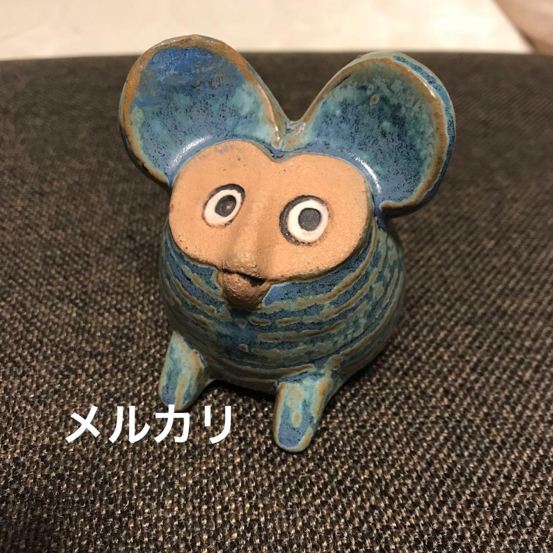 【希少】リサ・ラーソン おばけネズミ 美品 ／置物