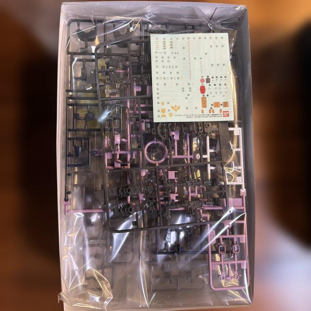 RG ザク　黒い三連星高機動型　マインレイヤー　未組み立て