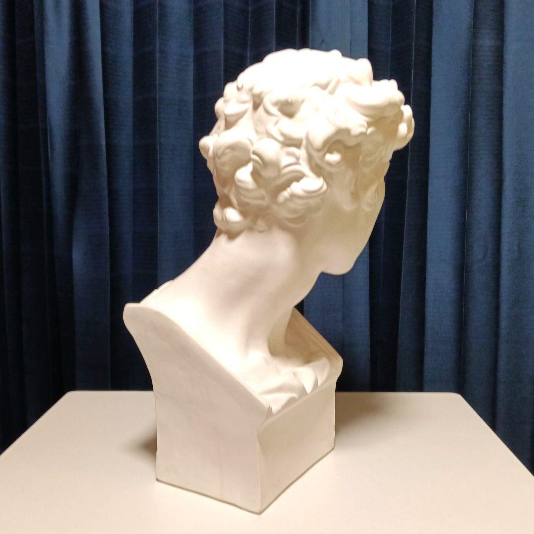 ジュリアーノ・デ・メディチ胸像（ミケランジェロ作）石膏像 美術品 インテリア
