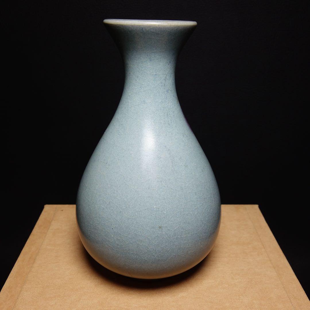 宋代　窯　陶磁器　コレクション品 紫色斑模様 花瓶