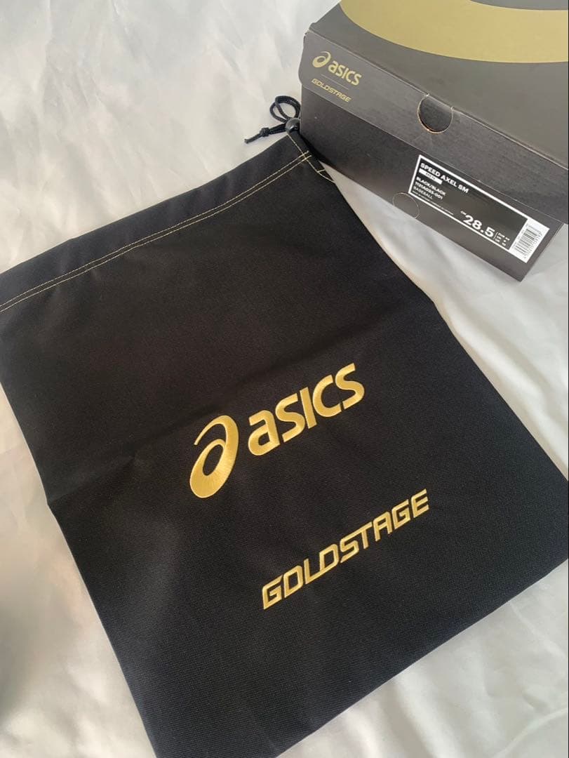 【大谷翔平選手モデル】asicsGOLDSTAGE ブラックスパイク28.5cm