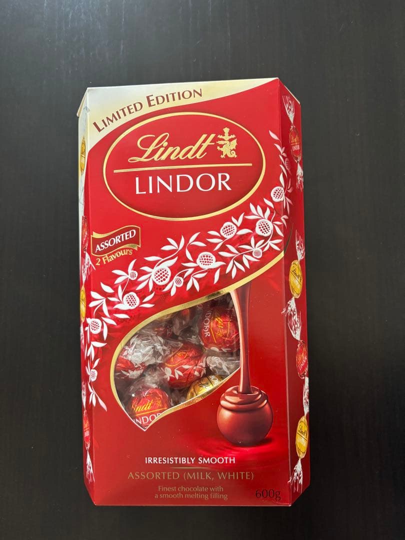 コストコ　LINDOR リンツ　レッドアソート600g×3箱