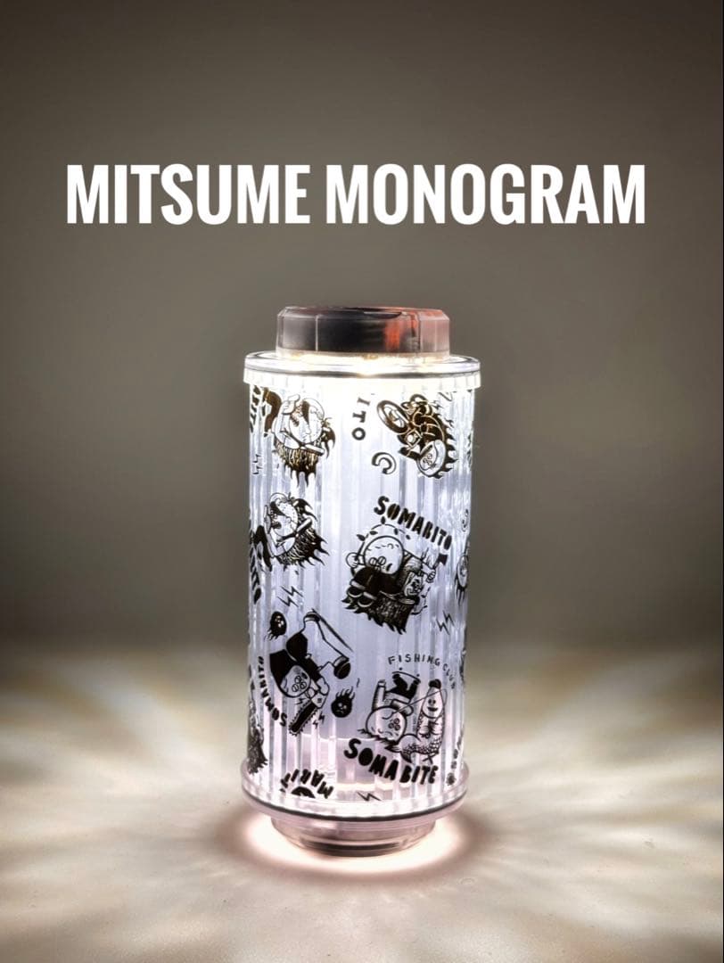 美品　SomAbito スケルトン38灯三つ目モノグラム