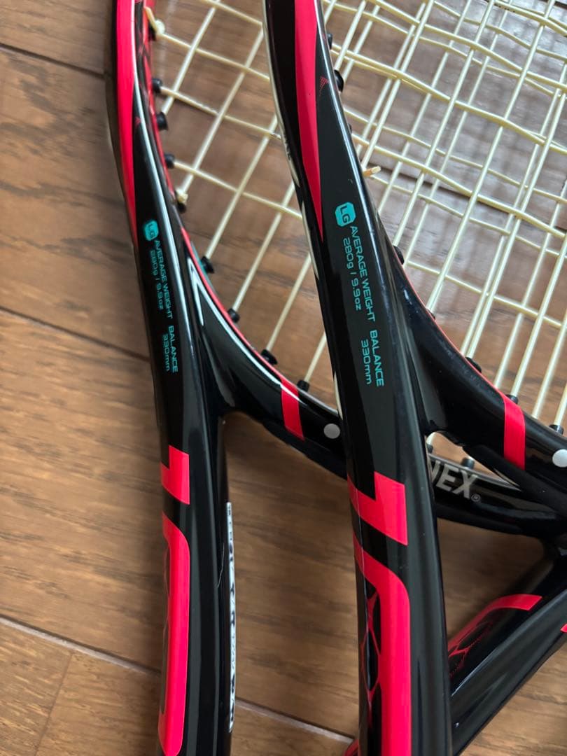 YONEX VCORE 100テニスラケット 2本セット