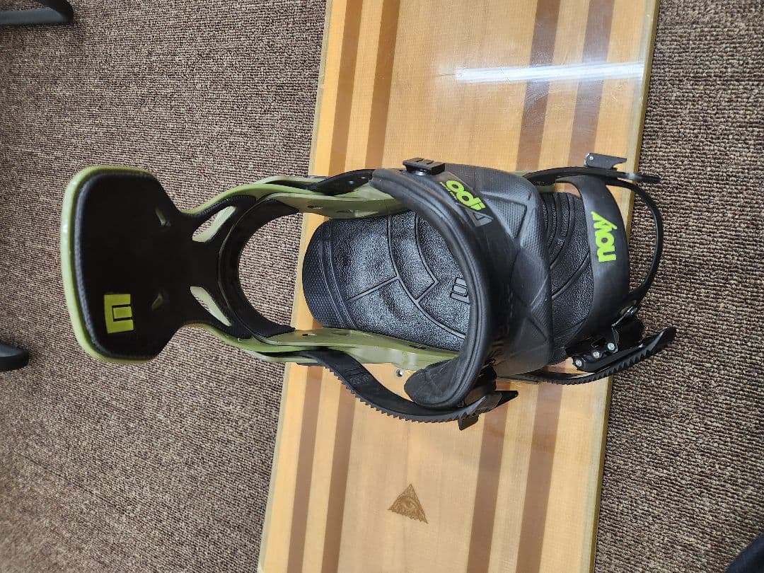 SIMS スノーボード NOWバイン付 木目調　155㎝