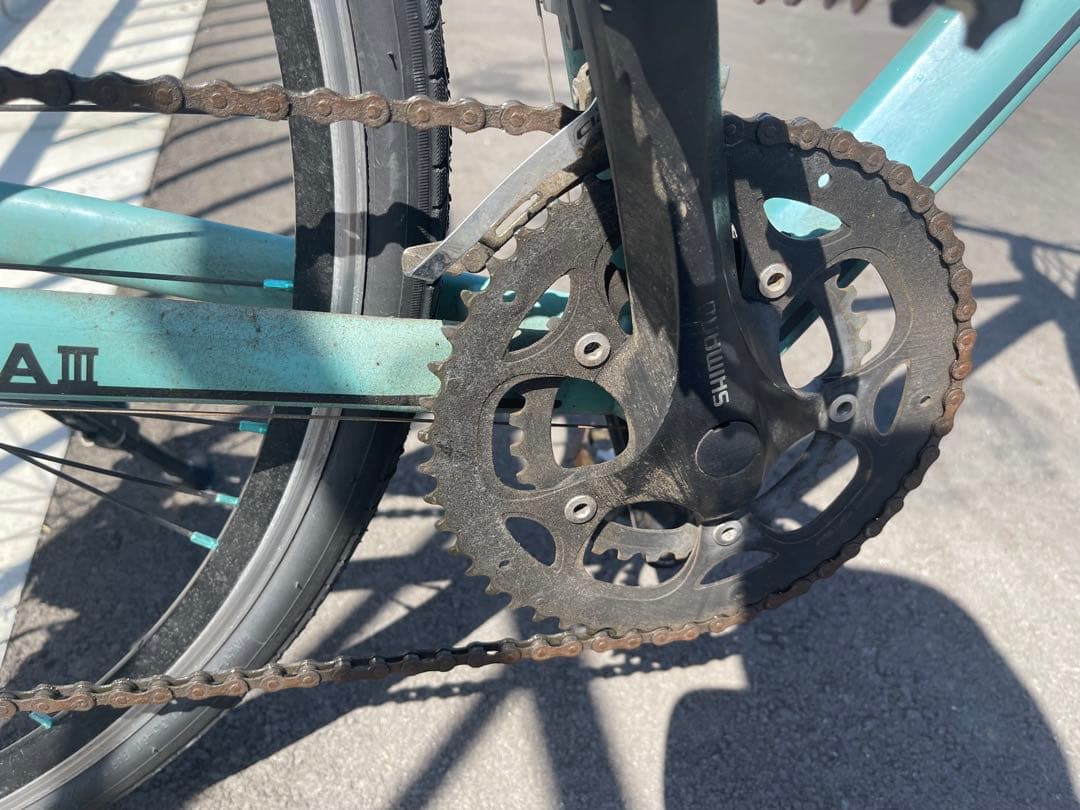 Bianchi クロスバイク ローマ3 チェレステ