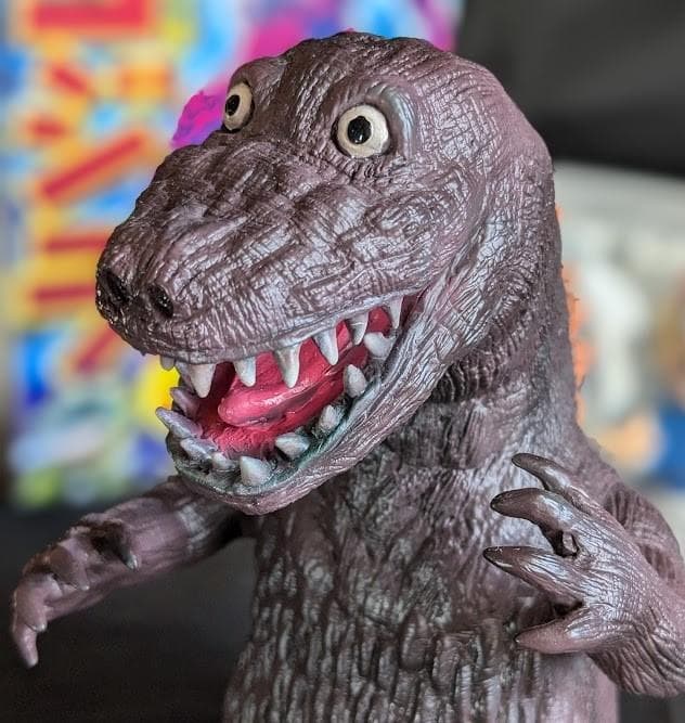 杉浦茂版ゴジラ＆新吉くん（シカルナ工房）ソフビフィギュア２体セット＋書籍