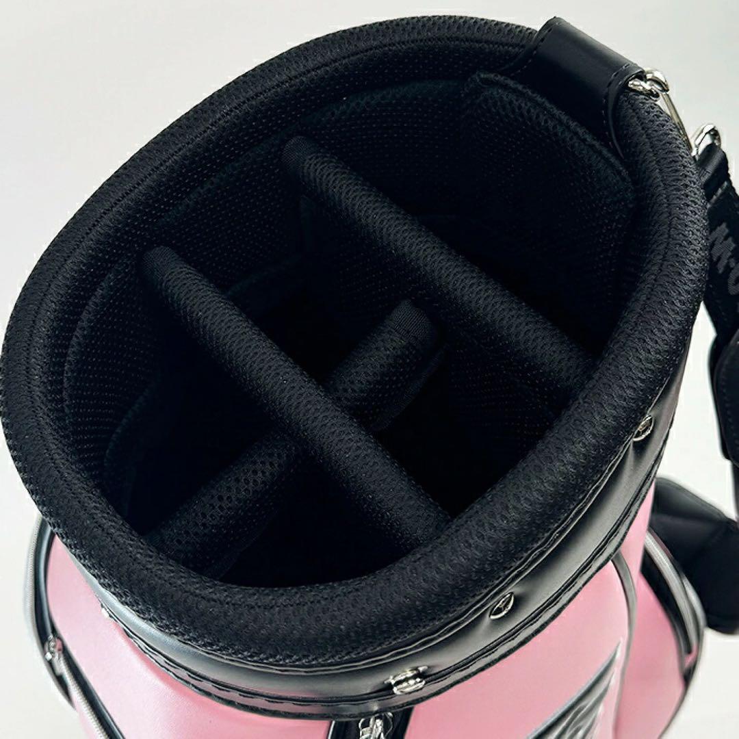 【新品】MUスポーツ 703R6154 キャディバッグ ピンク