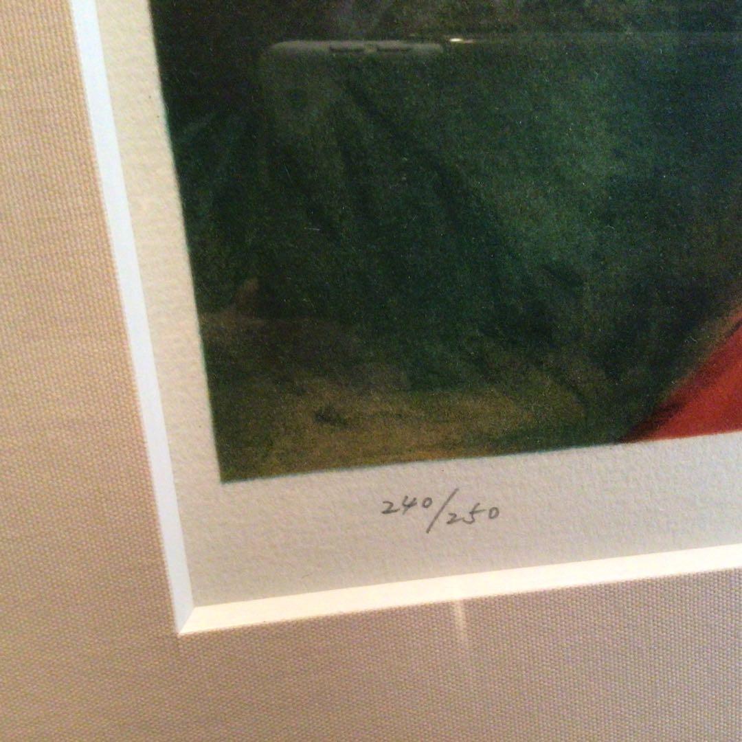 ルノワール　「読書」　リトグラフ