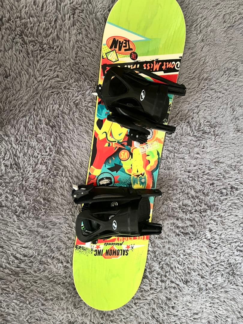 Salomon スノーボードキッズ90cm バインディングセット