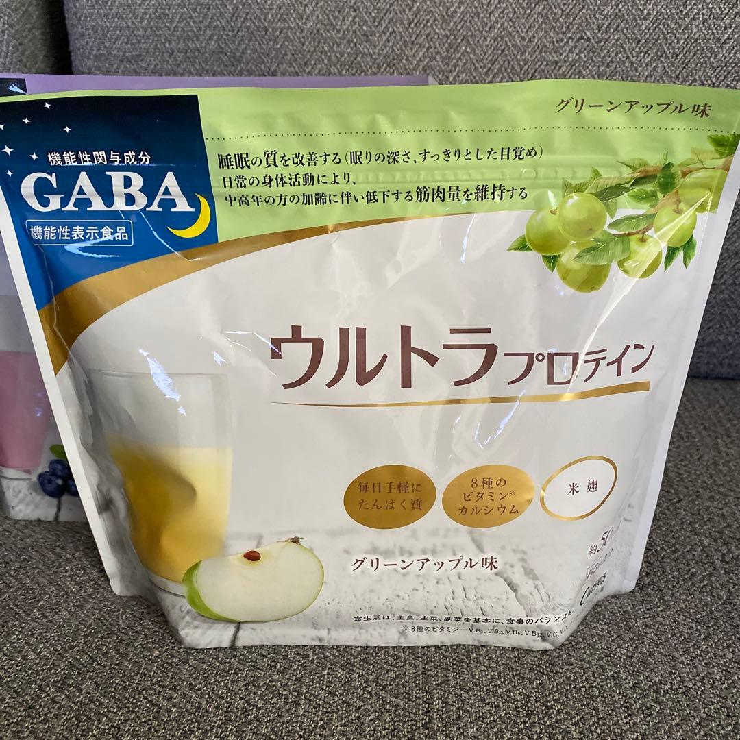 カーブス、ウルトラプロテイン、ブルーベリー味、グリーンアップル味