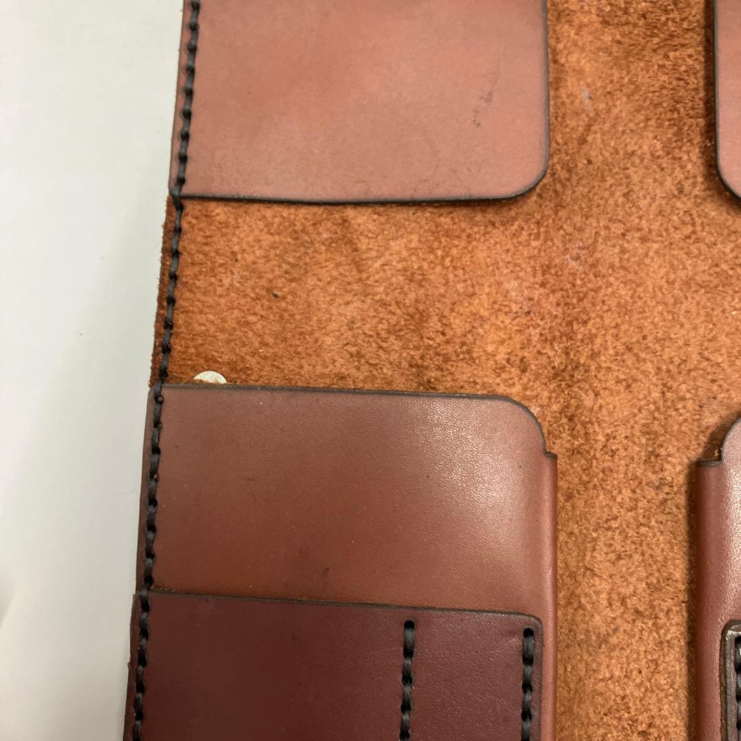 ewittco レザーペンケース　ブラウン(Chestnut)