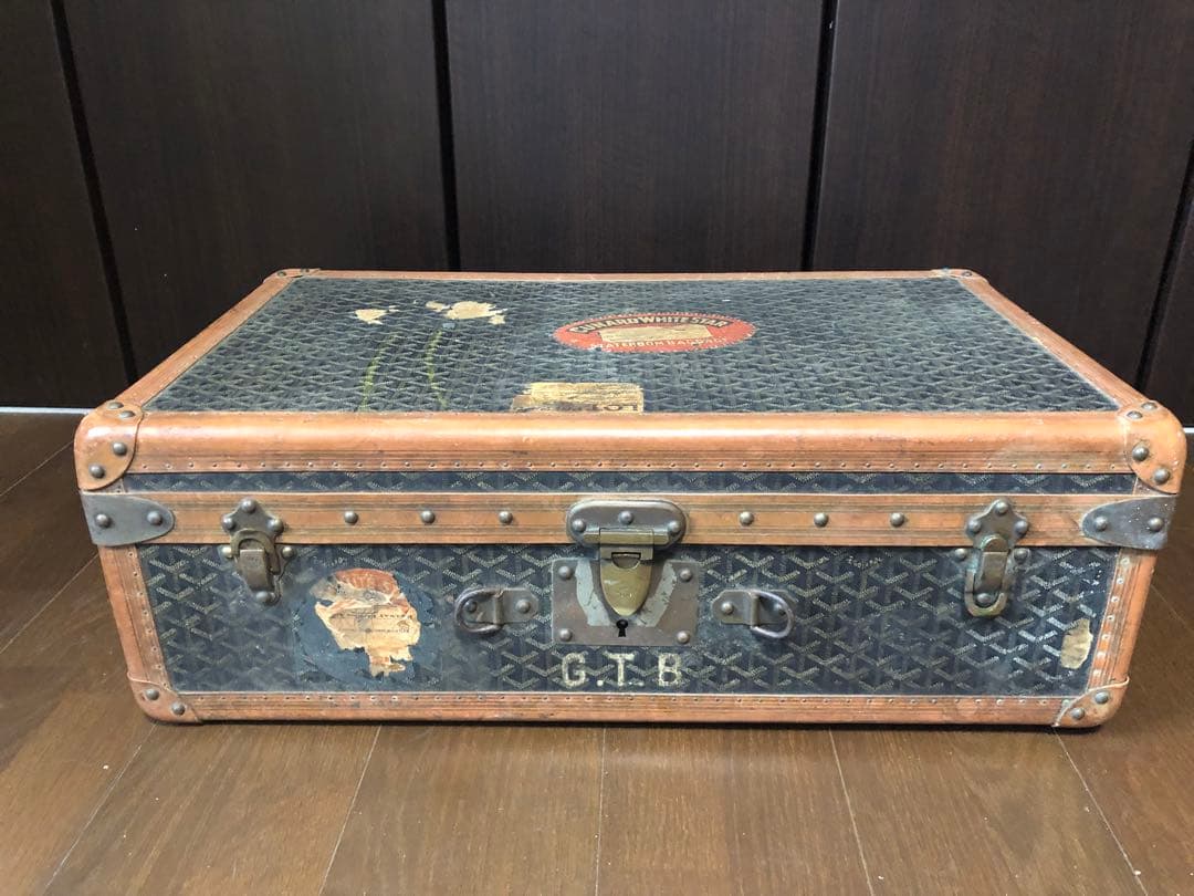 【希少】ゴヤールヴィンテージトランクケース1930年代 GOYARD